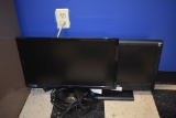 (2) COMPUTER MONITORS