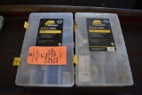 (2) PLANO ORGANIZERS WITH CLAMPS, FITTINGS AND MISC.
