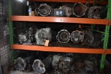 SUBARU, NISSAN, HONDA, TOYOTA ON THREE SHELVES