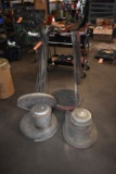 (2) FLOOR BUFFERS AND PADS