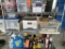 (2) BINS AND BOX OF MISC. CORDS, COMPUTER DRIVES AND