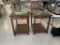 (2) WOODEN TABLES, 24