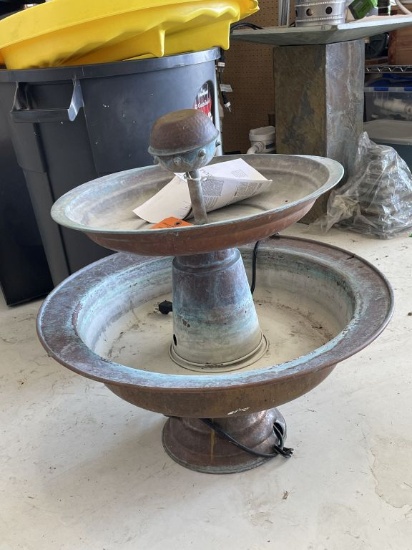 SMITH & HAWKIN COPPER TWO TIER FOUNTAIN, ITEM NO. 736116