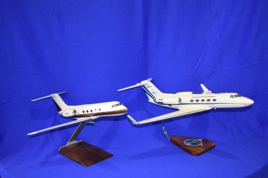 (2) AIRPLANE MODELS, GULFSTREAM G-II MBNA AND G-III
