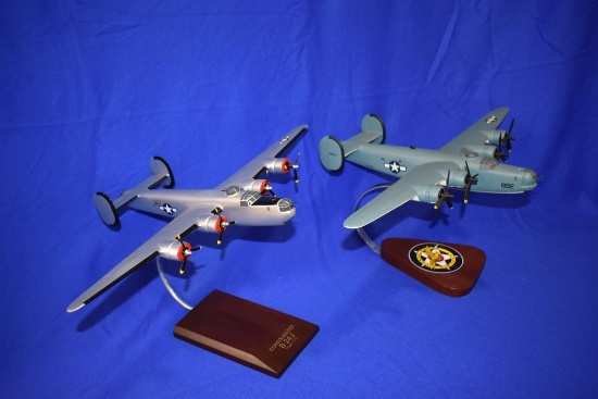 (2) AIRPLANE MODELS, CONSOLIDATED B-25J LIBERATOR