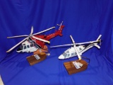(2) AIRPLANE MODELS, AUGUSTA A-109E AND AUGUSTA