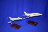 (2) MODEL AIRPLANES, LEAR LI 35A AND NORTH AMERICAN