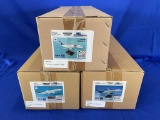 (3) MODEL AIRPLANES, BOEING 737-800 AERO MEXICO,