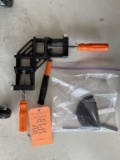 PONY CORNER CLAMP AND MITER PUSH GUIDE FOR SMALL SAW