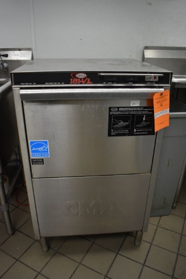 CIRCA 2019 CMA SINGLE TRAY DISHWASHER, MODEL 181-VL,