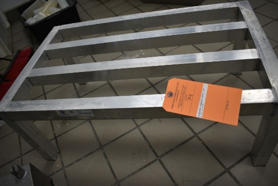 ALUMINUM DUNNAGE RACK, 18" x 30" x 12"H