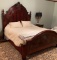HENREDON KING SIZE HEADBOARD, FRAME & SIDE RAILS