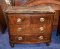 HENREDON DRESSER W/MARBLE TOP, 4 DRAWERS,