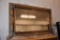 LARGE MIRROR W/GOLD GELDING, 56