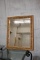 GOLD PLASTIC FRAMED MIRROR, 29