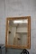 GOLD PLASTIC FRAMED MIRROR, 29