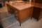 WOODEN DESK, 6 DRAWERS, 32
