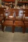 (4) CRATE & BARREL MANGO WOOD FURNITRE BASQUE HONEY