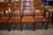 (6) CRATE & BARREL MANGO WOOD FURNITURE BASQUE HONEY