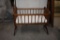 JENNY LIND BROWN WOODEN ROCKING CRADDLE, 38