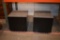 (2) BLACK END TABLES, 19