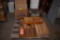 MISC. ITEMS ON PALLET: SPACE HEATER, CARPET REMNANT,