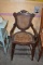 EASTLAKE STYLE CHILDS CHAIR, CANED SEAT & BACK
