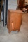 SMALL WOODEN SINGLE DOOR CABINET, 15