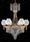 SCHOENBEK BRASS CHANDELIER W/6 LIGHTS, (2) MATCHING SCONCES