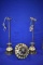 (3) TIFFANY STYLED LIGHT FIXTURES, APPROX. 14