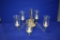 (2) GOLD CORDELIA CHANDELIERS, 21