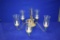 (2) GOLD CORDELIA CHANDELIERS, 21