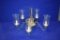 (2) GOLD CORDELIA CHANDELIERS, 21