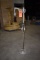 ANTIQUE SILVER FLOOR LAMP, 1 BULB, APPROX. 60