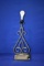 RUSTIC IRON LAMP, APPROX. 26