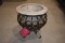 HERITAGE COLLECTION METAL PLANT HOLDER W/PLANT HOLDER
