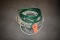 (1) GREEN GARDEN HOSE, (1) WHITE GARDEN HOSE