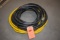 (1) YELLOW GARDEN HOSE, (1) BLACK GARDEN HOSE