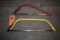 YELLOW METAL SAW, RED METAL SAW