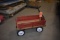 FLATBED WAGON W/REMOVABLE WOODEN SLATBOARD SIDES