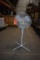 HAMPTON BAY WHITE FAN, ON STAND, 49