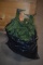 (2) SMALL PRELIT CHRISTMAS TREES IN BLACK BAG,