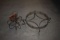 (2) METAL WIRE DECORATIONS