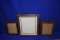 (4) ASSORTED WOOD PICTURE FRAMES