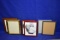 (6) ASSORTED PICTURE FRAMES (GOLD, SILVER, WOODEN, ETC.)