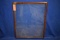 DARK CHERRY WOODEN FRAME W/PLASTIC PROTECTIVE PIECE,
