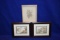 (3) CAT PAINTINGS: (2) APPROX. 11