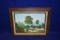 FRAMED PAINTING ON CAVAS, 21