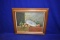 FRAMED FRUIT STILL LIFE ON CANVAS, 31