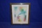 FRAMED & MATTED MODERN ART PASTEL, 19